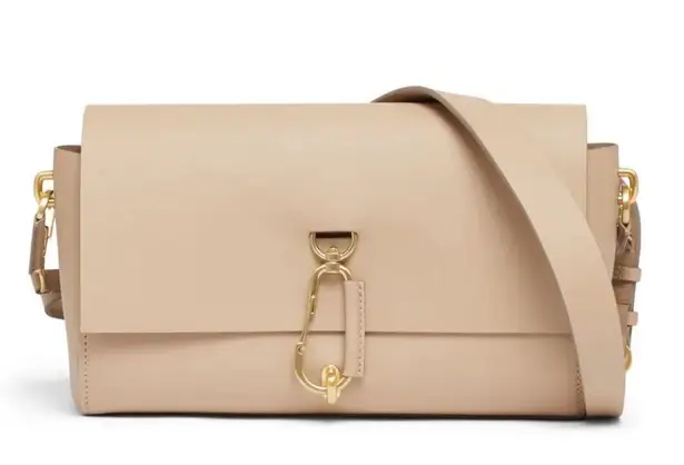 Zac Posen NWT Handbags Tan Belay Baguette Bag, Irish Cream New w/Tag Retail $395