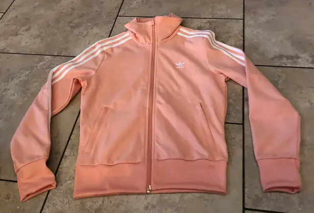 Adidas Coral track jacket zip up never worn 