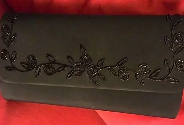 Valerie Stevens Vintage Black Clutch