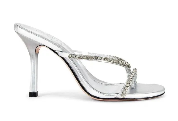 Schutz Aria Mule in Prata 8