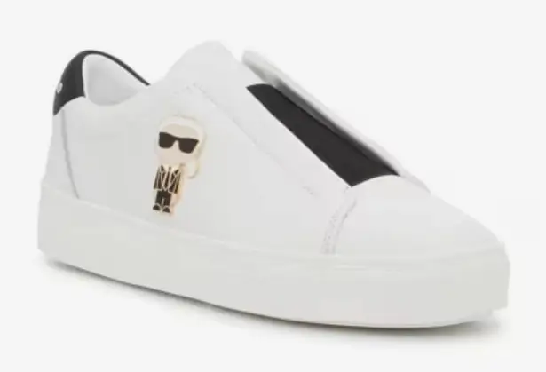 Karl Lagerfeld Paris Ceci Slip-On Sneaker Womens Size 11 Leather Upper