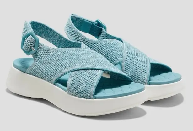 NEW Vivaia Size 41.5 US 10 AdaptAll Adapt All Sport Sandals Kara Smoky Blue