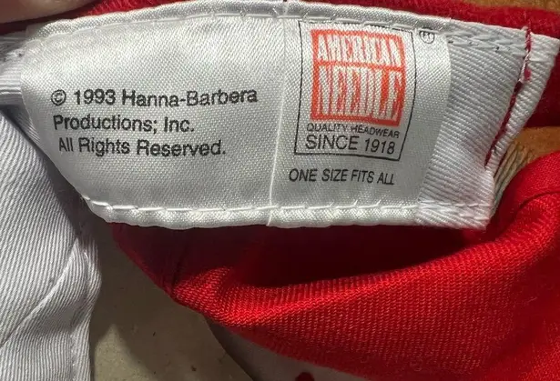 American Needle Vintage 90s Scooby Doo Red Embroidered SnapBack adjustable baseball hat one size