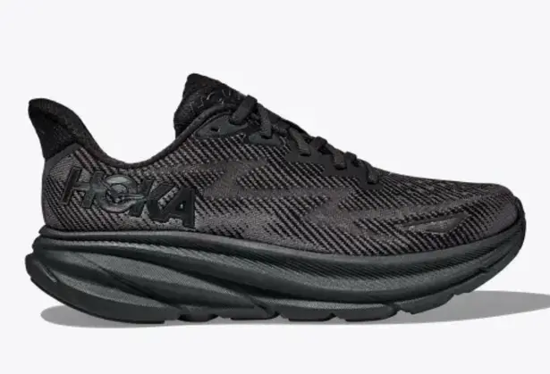 Hoka One One Clifton 9 Women's Running Shoes Black Size 8B