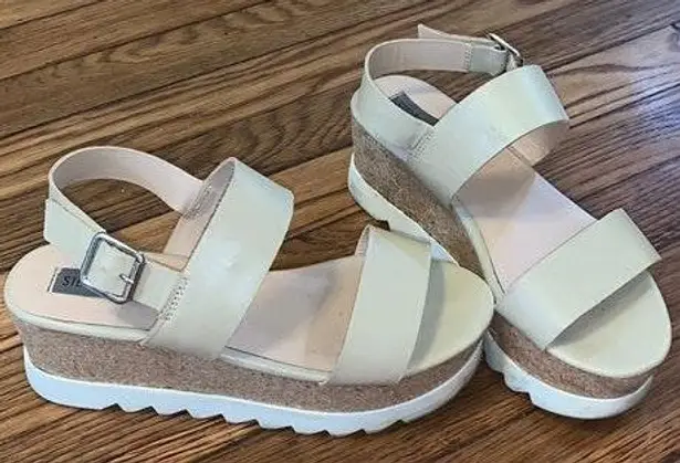 Steve Madden KRISTA PLATFORM SANDAL Tan Size 7.5 35 58 Off Retail From Michaela