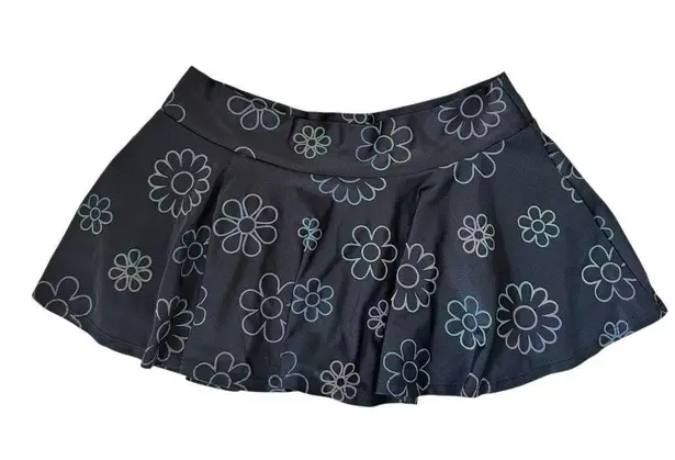 iHeartRaves Rainbow Reflective Daisy Mini Skirt - Size S