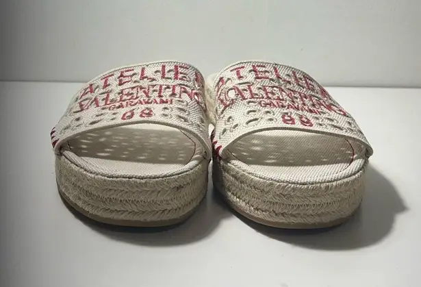 Valentino Garavani Atelier San Gallo 08 Edition Platform Espadrille Slide Sandal