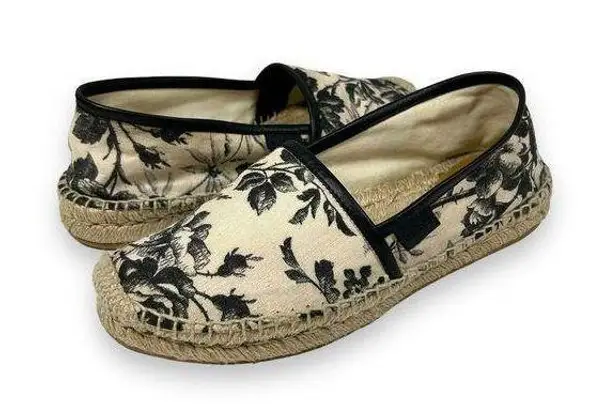 Gucci  Herbarium Floral‎ Canvas Espadrille Flats Womens 36 (US 6)