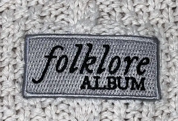 Taylor Swift Official Oversized Folklore Album Cardigan Sweater