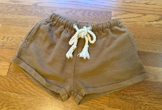 Rope drawstring short size s/M Tan