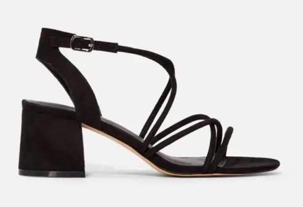 JustFab Black Sandals