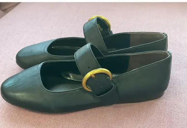 House of Harlow 1960 x REVOLVE Womens Clementine Flats in Black 6 Leather Shoes