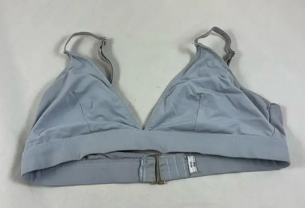 S/M light blue padded triangle sports bra