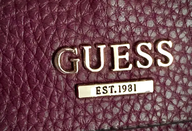 GUESS Burgundy Reversible Purse