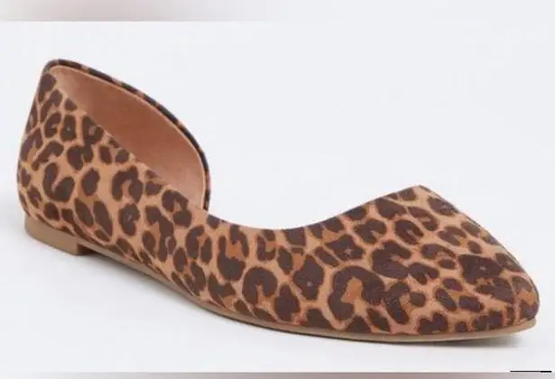 Torrid  Leopard D'Orsay Flat Size 8.5