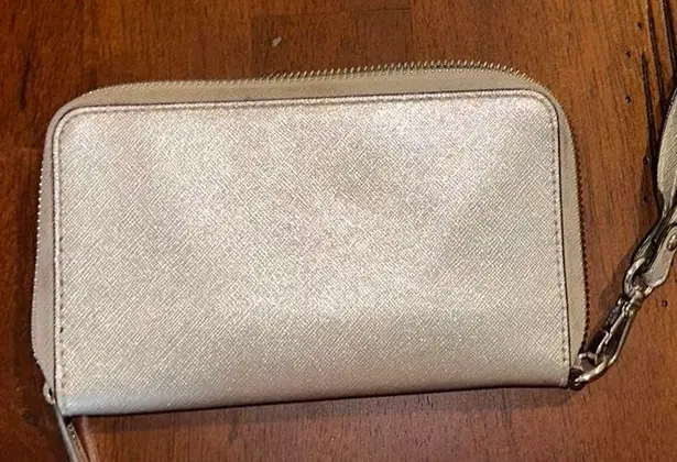 Michael Kors Silver Wristlet