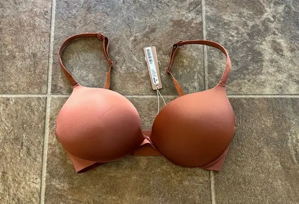 SKIMS Ultimate Collection Push-up Plunge Bra Size 32DD Bronze