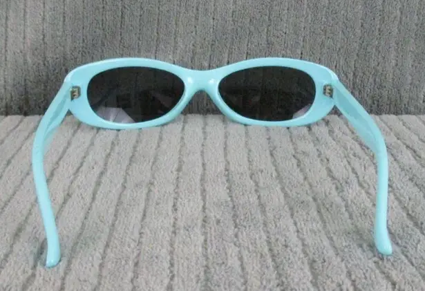 New Divine Eyewear Medusa Light Blue/Smoke Sunglasses Women's NWT Blue