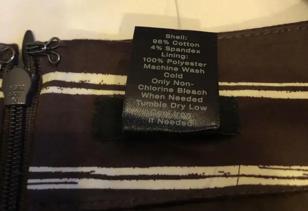 Ann Taylor NWT  brown skirt size 0P