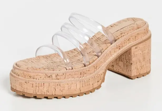 Cult Gaia New! Sev Cork Platform Jelly Sandals