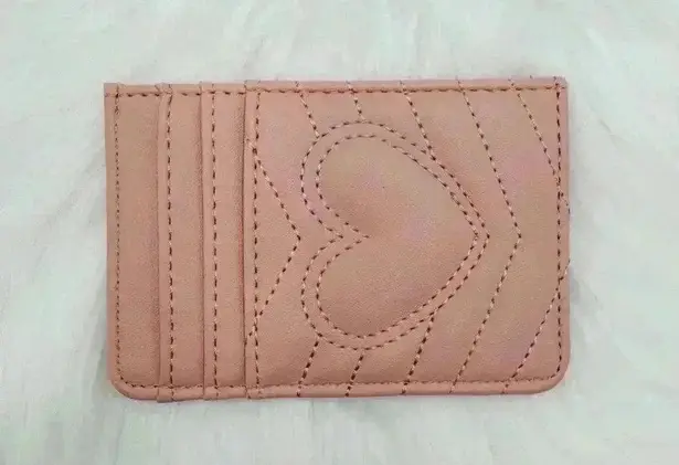 Light Pink Love Heart Card Holder