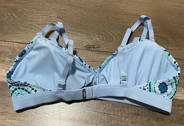 Aerie  Blue and Purple Patterned Padded Bralette