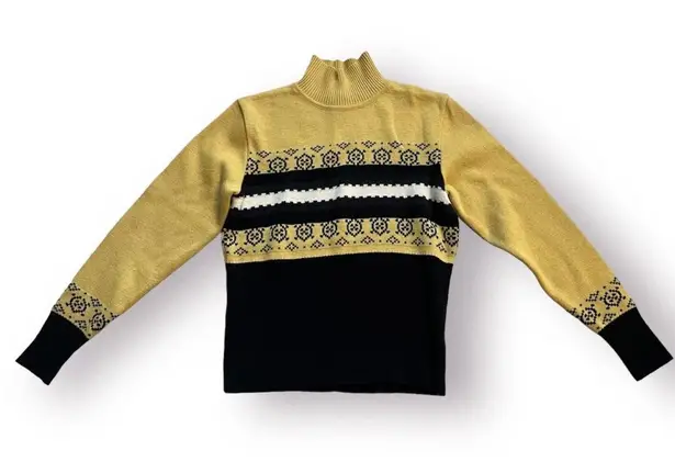 Nils Women’s Ski Sweater Mock Neck S Wool Blend Color