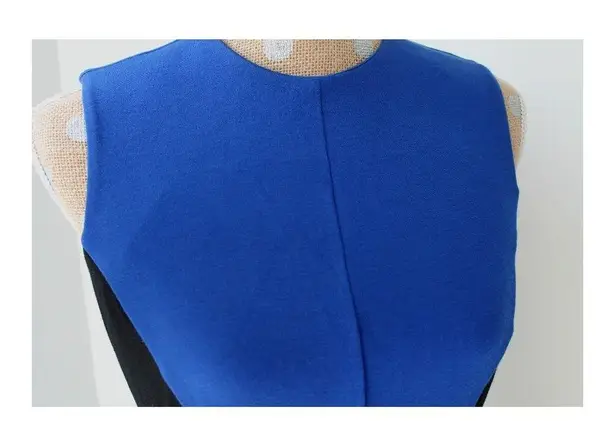 Calvin Klein  Blue Sleeveless Sheath Dress 4