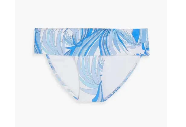 Melissa Odabash Brussels Twirl Blue Print 2 Piece Halter Bikini Swimsuit Set 12