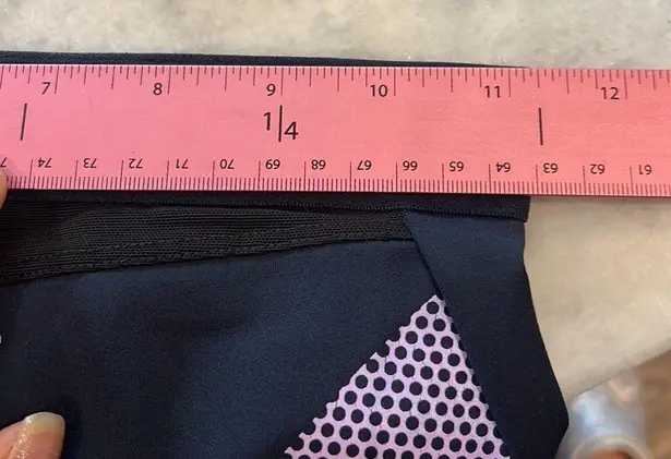 Lilybod Soul Cycle Navy Blue Purple Racerback Sports Bra