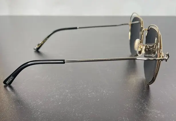 Jimmy Choo FRANNY/S J5G/IR Oval Gold Full Rim Sunglasses Women’s Sz 54-19-150