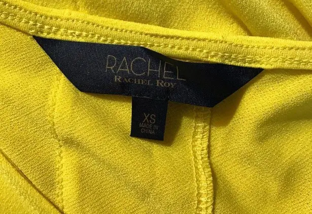 RACHEL Rachel Roy Yellow Cap Sleeve Hi