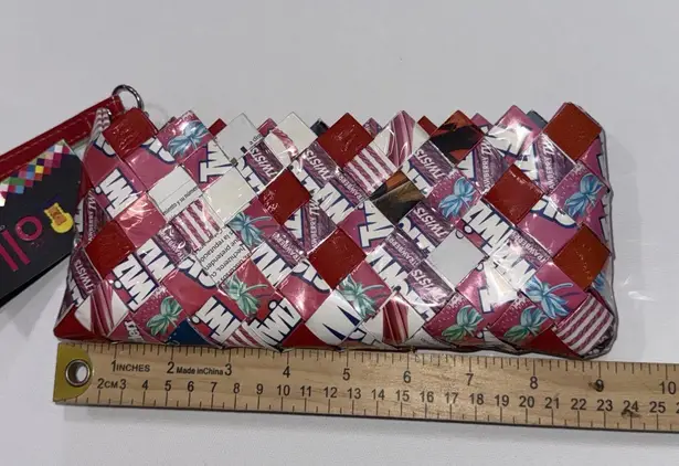 Vintage 90s Y2K Twizzler Cherry Berry Strawberry Candy Wrapper Zip Purse NWT