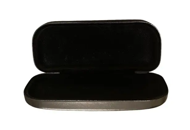 Coach  Eyeglass Sunglass Case Black Velvet Lined Hard Case Clamshell