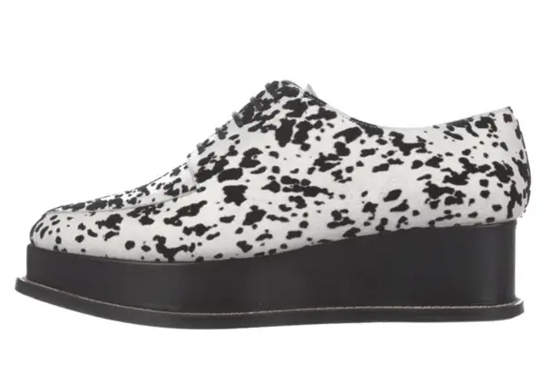 Opening Ceremony Eleanora Platform Oxfords Loafers Spotted Dalmatian sz 37 US 7