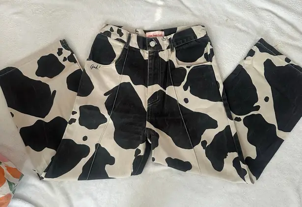 Lisa Says Gah Cow Print Robyn Jeans