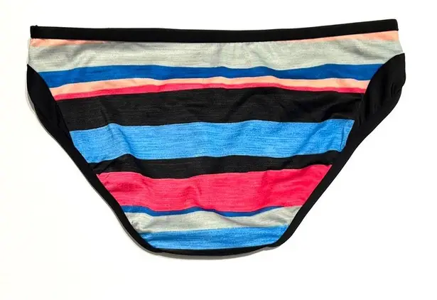 JoyLab Hipster Bikini Bottom Blue Stripe NWOT S