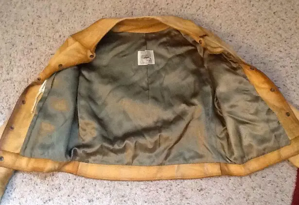 ADAM & EVE VINTAGE 1960 LEATHER DISTRESSED WESTERN BOMBER JACKET RARE, BOHO CHIC Size L