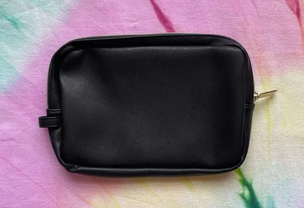NWT Tarte Black/Purple Makeup Bag Black