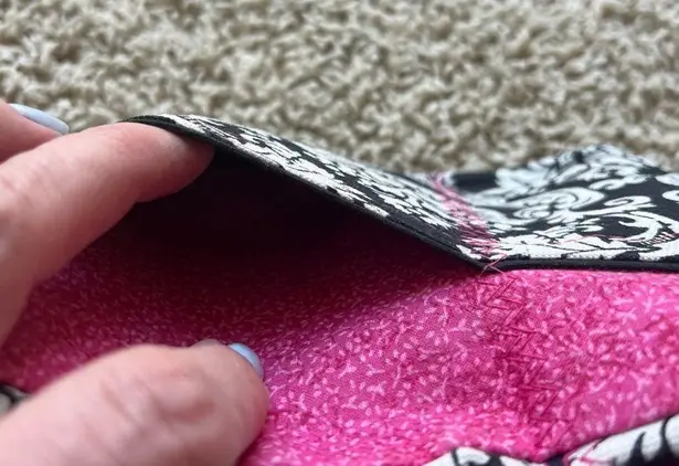 Pink and Black Pattern Purse Organizer with Pockets Easy to Change Purse…