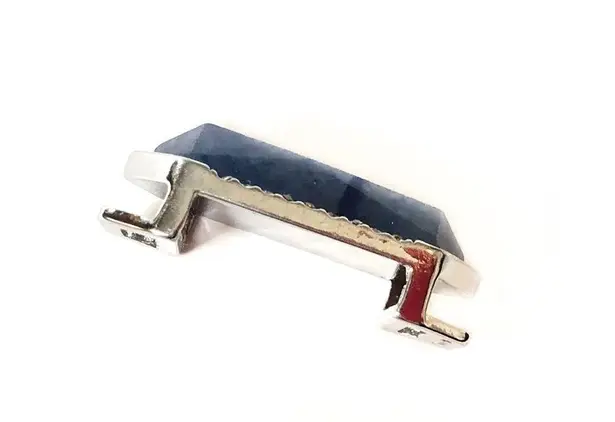 KEEP Collective Stone Geo Bar Charm Blue