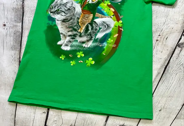 Lucky Tee Shirt Company St. Patrick’s Day Leprechaun Cat T-shirt