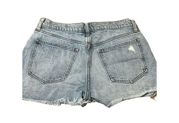 Gap  Denim 3" High Rise Shorts Destroyed Cut Off Bootie Shorts Button Fly Sz 26
