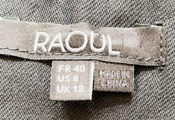 Raoul Black Silk Structured Silk V