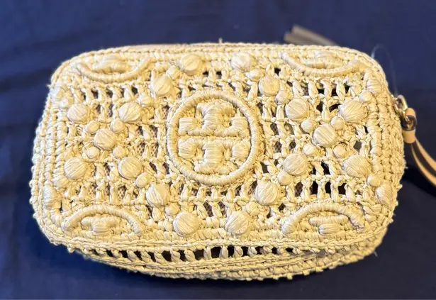 Tory Burch MINI MILLER RAFFIA CROSSBODY BAG
