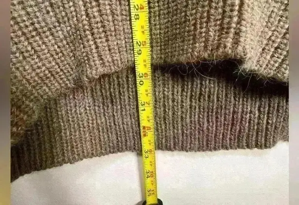 Oasis Cowl Neck Tunic Sweater Oversized Brown Alpaca Blend Women’s Size US 8-10