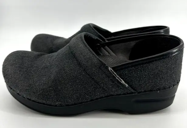 Dansko Professional Vegan Clog Slip On Round Toe Comfort Dark Gray EU 38 US 7.5