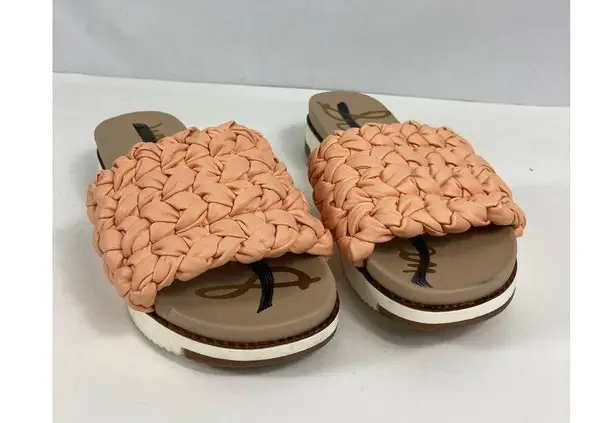 Sam Edelman New  Ainslie Slide in Peach Pear Size 9