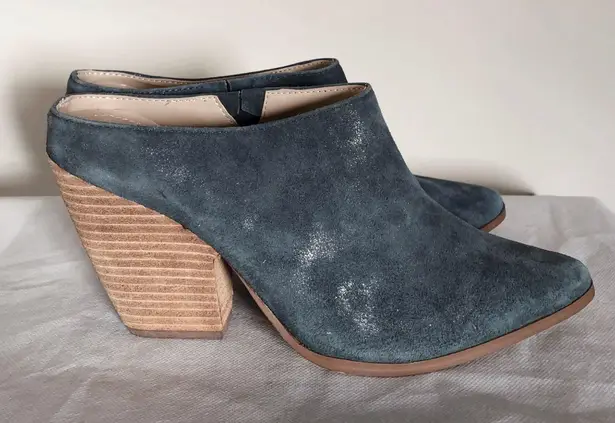 Charles by Charles David Charles David Nico Blue Teal Suede Mules