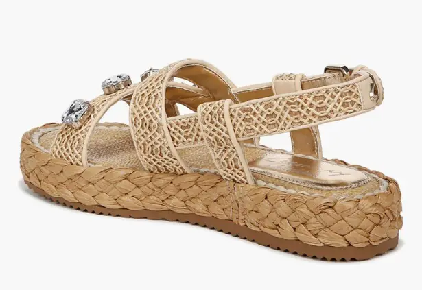 Circus by Sam Edelman NEW Circus NY by Sam Edelman Wrigley Woven Sandal (Women) 9M, NATURAL